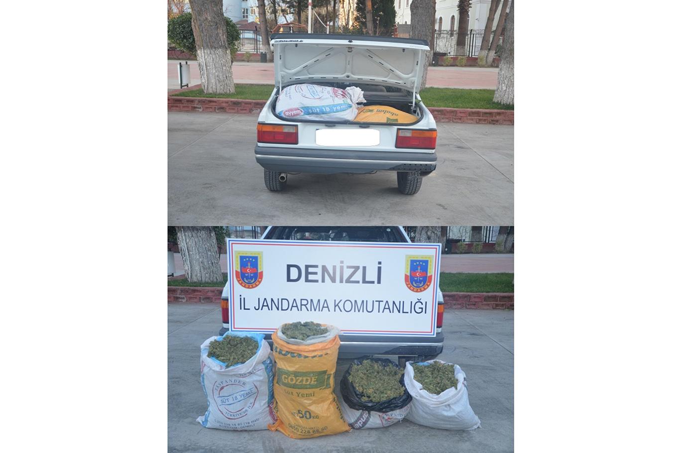 Gübre çuvallarında esrar çıktı Gübre çuvallarında esrar çıktı